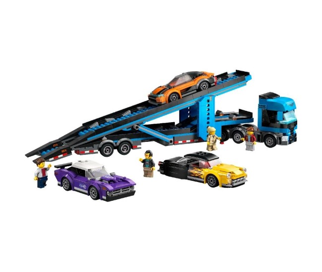 Lego city camion transportor de masini sport 60408 Lego city camion transportor de masini sport 60408