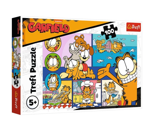 Puzzle trefl 100 lenesul garfield Puzzle trefl 100 lenesul garfield