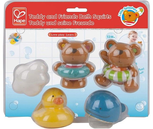 Hape set teddy si prietenii Hape set teddy si prietenii