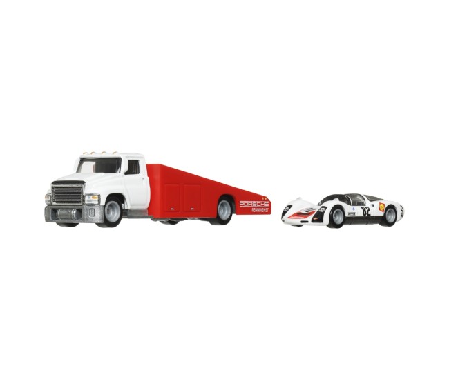 Hot wheels transportator carry on cu masinuta porsche carrera 906 scara 1:64 Hot wheels transportator carry on cu masinuta porsche carrera 906 scara 1:64