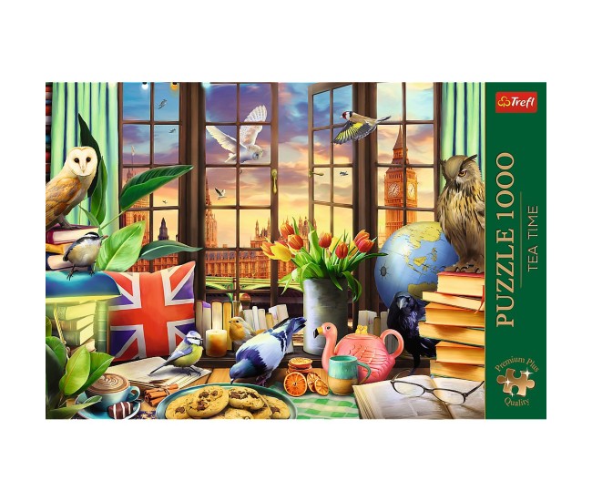 Puzzle trefl 1000 premium plus tea time toate lucrurile britanice Puzzle trefl 1000 premium plus tea time toate lucrurile britanice