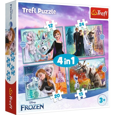 Puzzle trefl 4in1 frozen 2 uimitoarea lume disney Puzzle trefl 4in1 frozen 2 uimitoarea lume disney