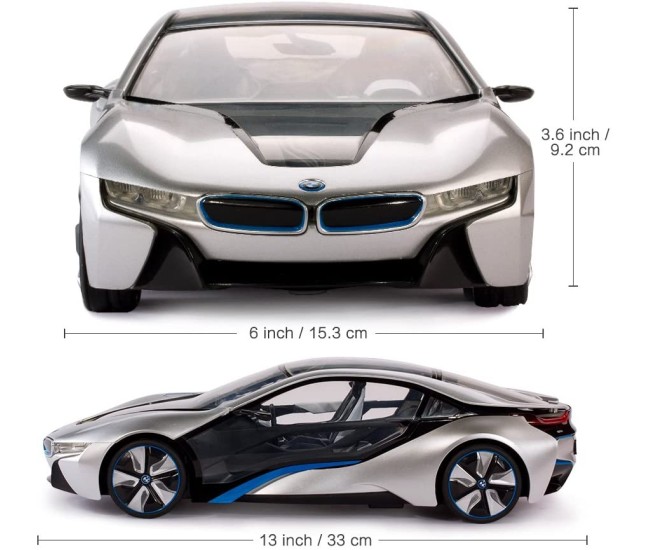 Masina cu telecomanda bmw i8 scara 1 la 14 Masina cu telecomanda bmw i8 scara 1 la 14