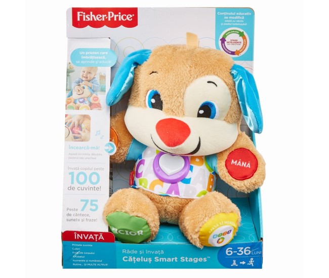 Catelusul vorbitor si educativ limba romana fisher price