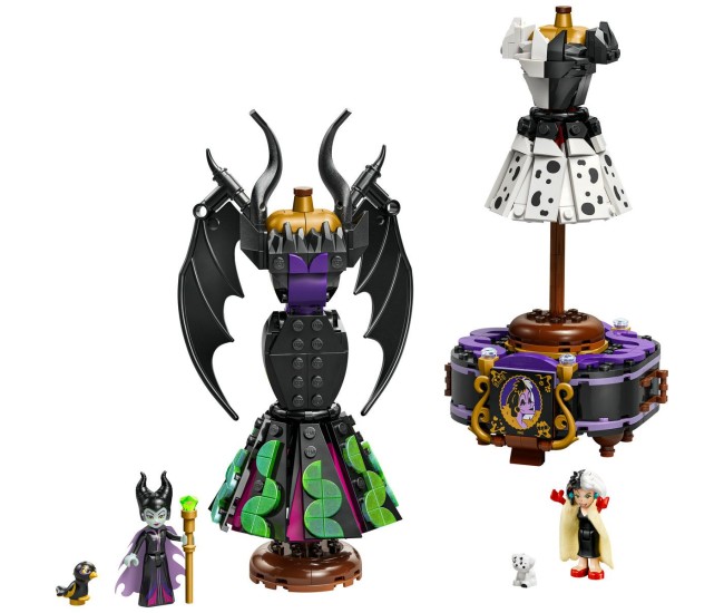 Lego disney rochiile lui maleficent si cruella de vil 43262 Lego disney rochiile lui maleficent si cruella de vil 43262