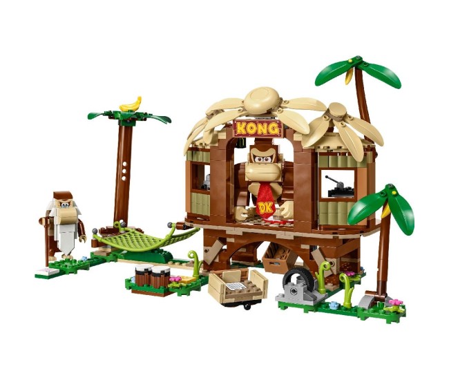 Lego super mario set de extindere casa din copac a lui donkey kong 71424 Lego super mario set de extindere casa din copac a lui donkey kong 71424