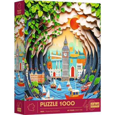 Puzzle trefl 1000 editia aniversara 40 de ani 3d londra Puzzle trefl 1000 editia aniversara 40 de ani 3d londra