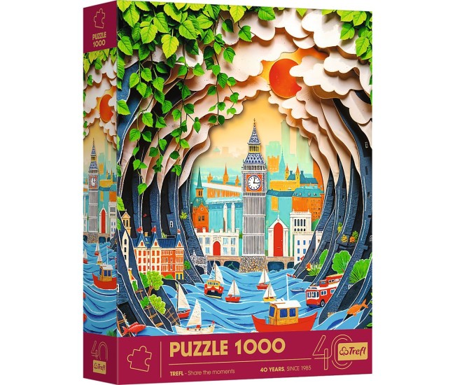 Puzzle trefl 1000 editia aniversara 40 de ani 3d londra Puzzle trefl 1000 editia aniversara 40 de ani 3d londra