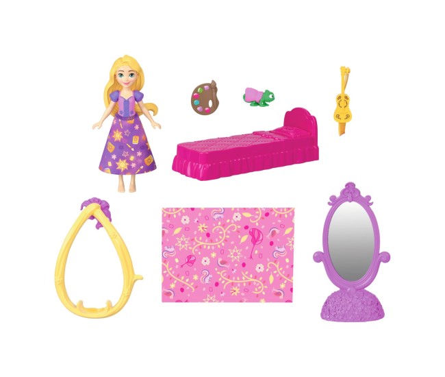 Disney princess set castelul lui rapunzel cu accesorii