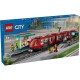 Lego city trains statie si tramvai in centrul orasului 60423 Lego city trains statie si tramvai in centrul orasului 60423