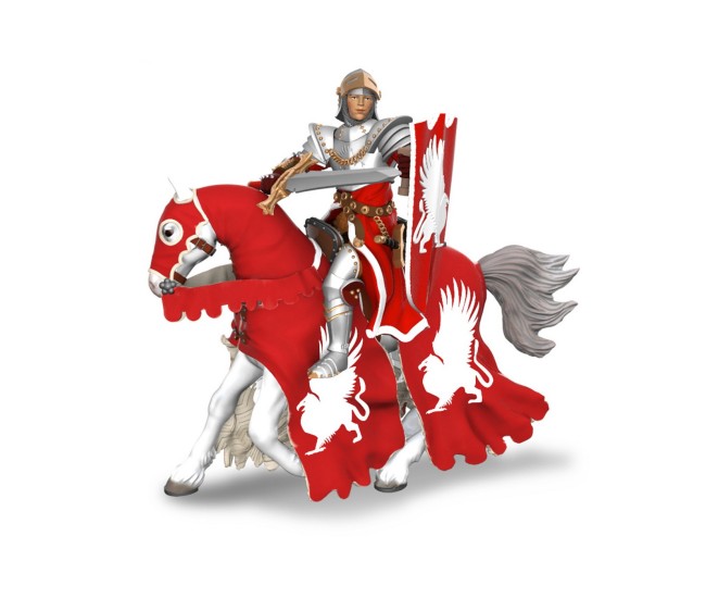 Papo figurina cal cavalerului medieval grifon Papo figurina cal cavalerului medieval grifon