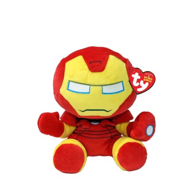 Plus ty 15cm beanie babies soft marvel iron man