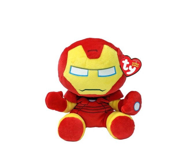 Plus ty 15cm beanie babies soft marvel iron man Plus ty 15cm beanie babies soft marvel iron man