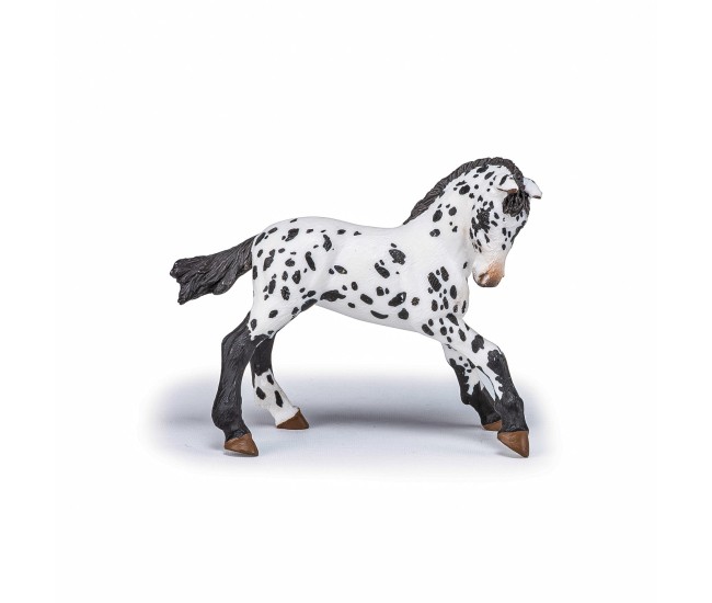 Papo figurina manz appaloosa negru Papo figurina manz appaloosa negru