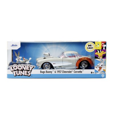 Jada masinuta metalica bugs bunny 1957 chevrolet corvette 1:24