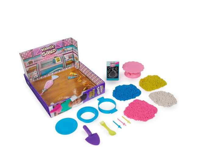 Kinetic sand set nisip cofetaria curcubeu Kinetic sand set nisip cofetaria curcubeu
