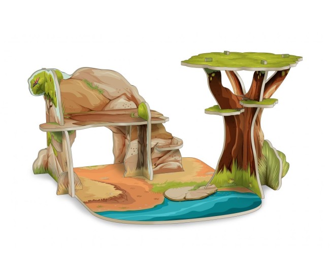 Papo mini display savana Papo mini display savana