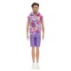 Barbie papusa baiat fashionistas brunet cu barba si tricou cu gluga