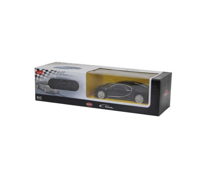 Masina cu telecomanda bugatti chiron negru cu scara 1 la 24 Masina cu telecomanda bugatti chiron negru cu scara 1 la 24