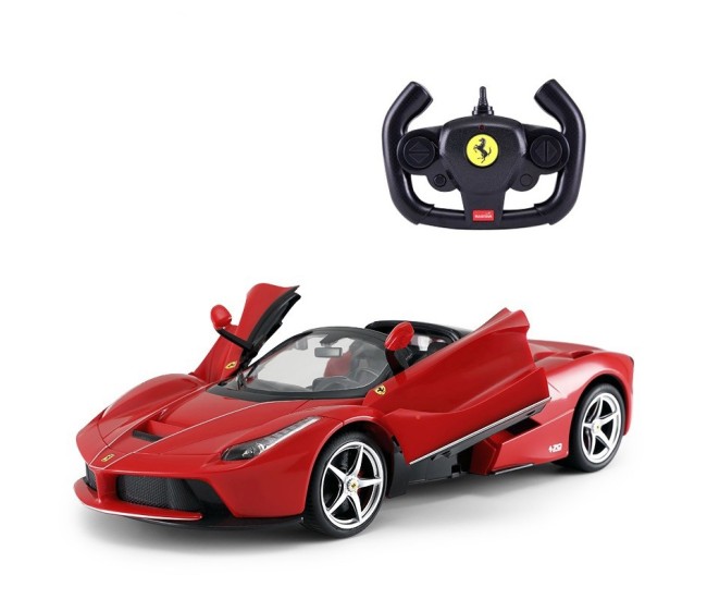 Masina cu telecomanda laferrari aperta rosu scara 1 la 14 Masina cu telecomanda laferrari aperta rosu scara 1 la 14