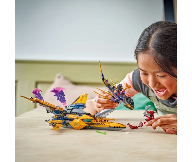 Lego ninjago superavionul cu reactie al lui ras si arin 71833 Lego ninjago superavionul cu reactie al lui ras si arin 71833