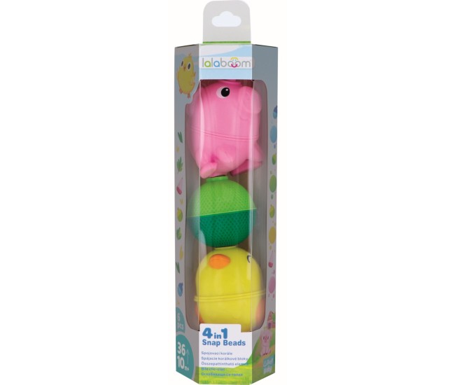 Lalaboom joc de dezvoltare bebe montessori 6 piese Lalaboom joc de dezvoltare bebe montessori 6 piese