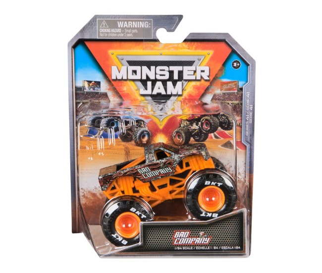 Monster jam masinuta metalica bad company scara 1 la 64 Monster jam masinuta metalica bad company scara 1 la 64