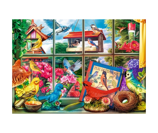 Puzzle trefl 1000 premium plus tea time lumea pasarilor Puzzle trefl 1000 premium plus tea time lumea pasarilor