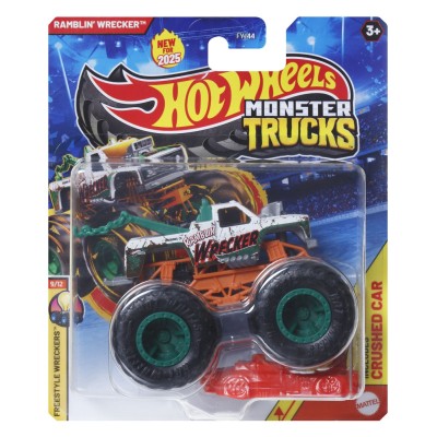 Hot wheels monster truck masinuta ramblin wrecker scara 1:64