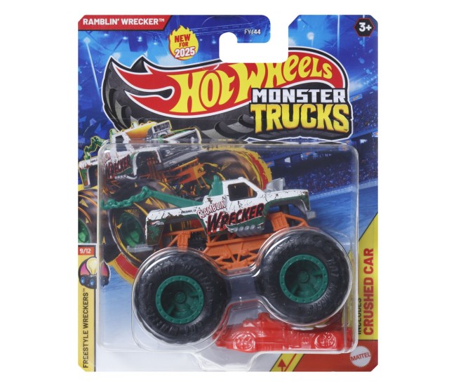 Hot wheels monster truck masinuta ramblin wrecker scara 1:64 Hot wheels monster truck masinuta ramblin wrecker scara 1:64