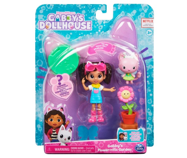 Gabbys dollhouse set papusa 9.7cm cu pisicuta gradina lui gabby Gabbys dollhouse set papusa 9.7cm cu pisicuta gradina lui gabby