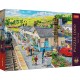 Puzzle trefl 1000 premium plus tea time statia din sat Puzzle trefl 1000 premium plus tea time statia din sat