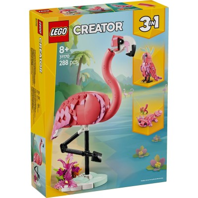 Lego creator animale salbatice flamingo roz 31170 Lego creator animale salbatice flamingo roz 31170