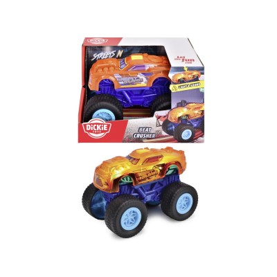 Dickie masina de teren beat crusher cu lumini si sunete 17cm