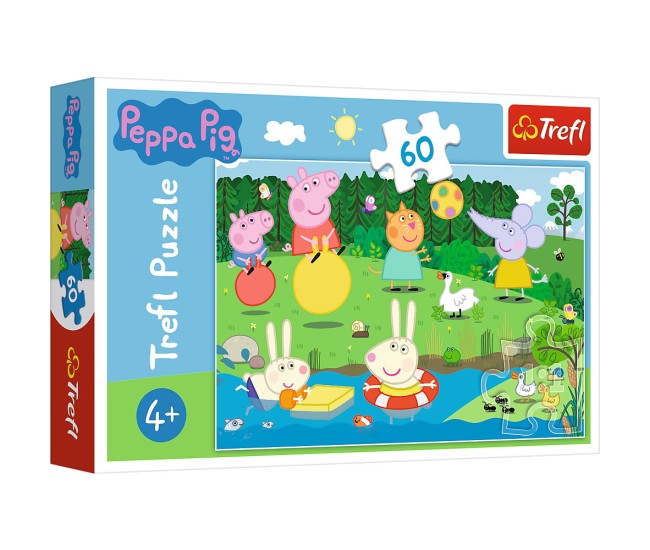 Puzzle trefl 60 peppa pig distractie in vacanta Puzzle trefl 60 peppa pig distractie in vacanta