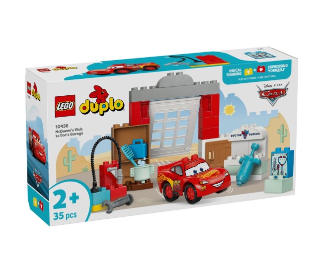 Lego duplo vizita lui mcqueen la garajul lui doc 10456 Lego duplo vizita lui mcqueen la garajul lui doc 10456