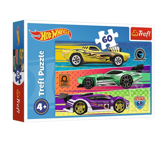 Puzzle trefl 60 hot wheels cursa Puzzle trefl 60 hot wheels cursa