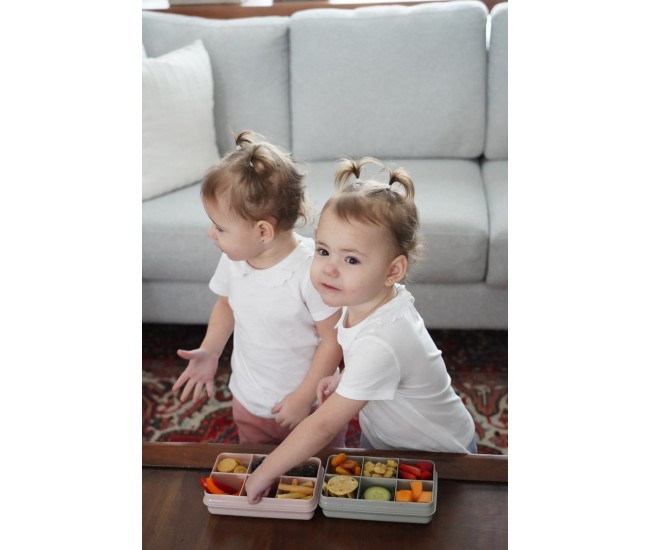 Cutie snack 6 compartimente, melii, grey Cutie snack 6 compartimente, melii, grey