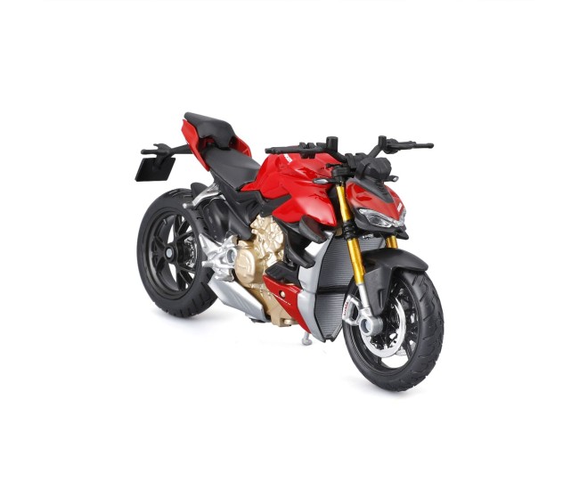 Maisto motocicleta metalica cu stand editie speciala ducati super naked scara 1 la 18