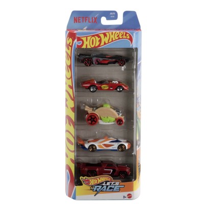 Set 5 masini hot wheels lets race