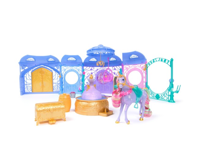 Unicorn academy set de joaca fantana si grajd starglow si unicornul wildstar Unicorn academy set de joaca fantana si grajd starglow si unicornul wildstar