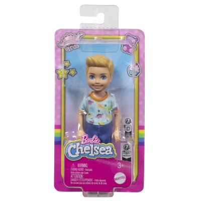 Barbie papusa chelsea baiat blond cu ochi albastri