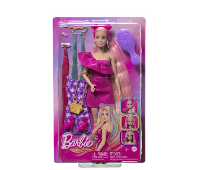Barbie papusa barbie fun and fancy hair Barbie papusa barbie fun and fancy hair