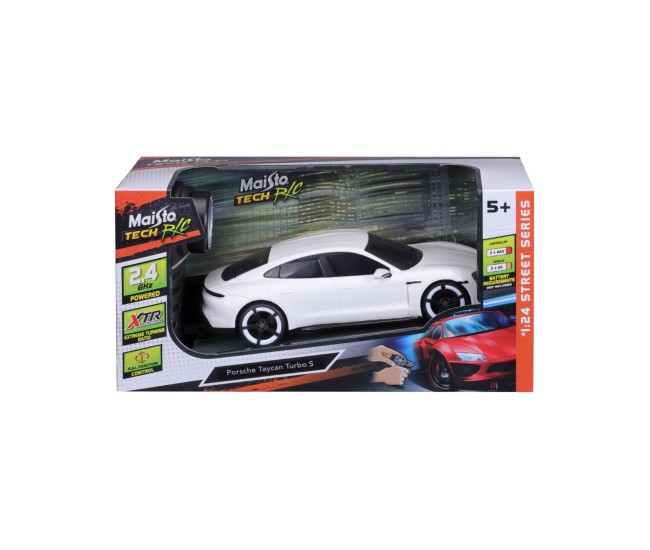 Maisto masinuta cu telecomanda 2.4ghz porsche taycan turbo s scara 1 la 24 Maisto masinuta cu telecomanda 2.4ghz porsche taycan turbo s scara 1 la 24