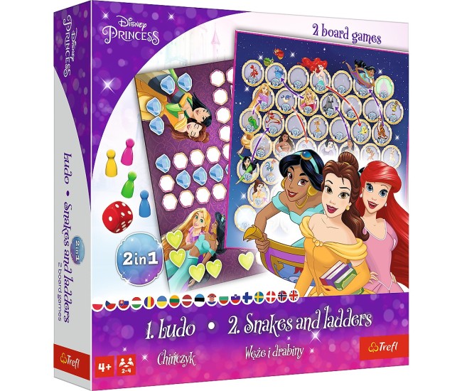 Joc disney princess 2in1 ludo si serpisori scari Joc disney princess 2in1 ludo si serpisori scari