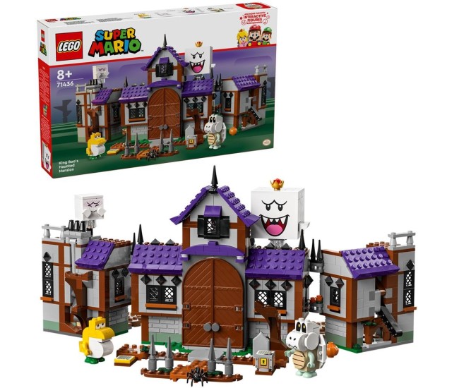 Lego super mario conacul bantuit al lui king boo 71436 Lego super mario conacul bantuit al lui king boo 71436