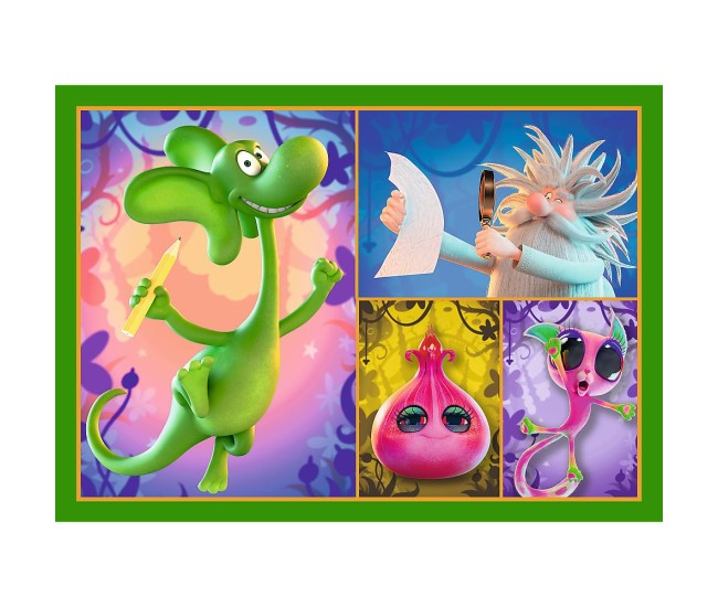 Puzzle trefl 4in1 lumea dragonului diplodok Puzzle trefl 4in1 lumea dragonului diplodok