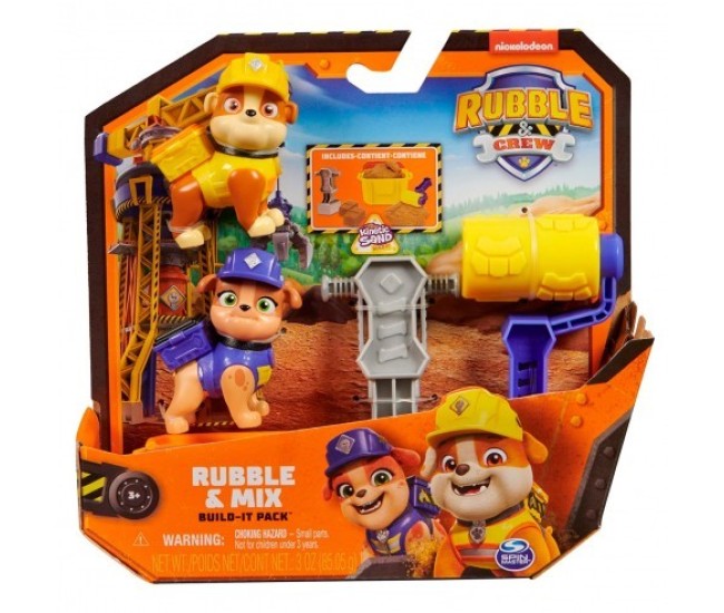 Patrula catelusilor echipa rubble set 2 figurine rubble si mix Patrula catelusilor echipa rubble set 2 figurine rubble si mix