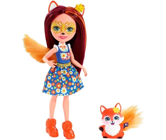 Enchantimals papusi cu animalute felicity fox si flick Enchantimals papusi cu animalute felicity fox si flick