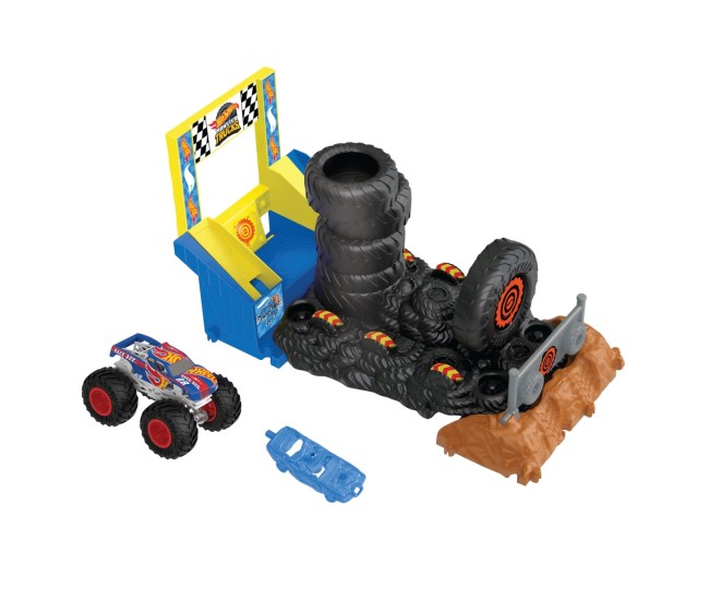 Hot wheels monster trucks entry challenge arena smashers provocarea smash race Hot wheels monster trucks entry challenge arena smashers provocarea smash race